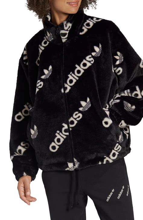 adidas Women's Lifestyle Faux Fur Jacket 